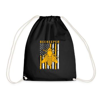 Apiculteur - Sac de sport léger - noir - Devant