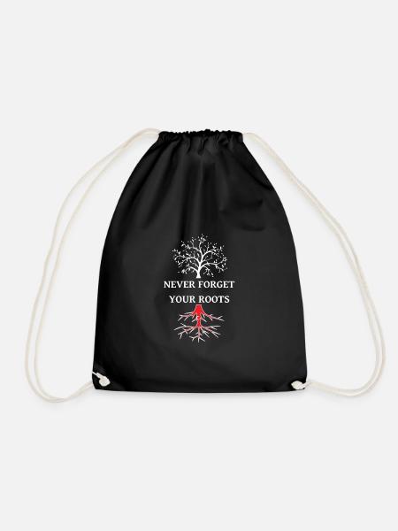 Turkish Roots türkische Wurzeln - Turnbeutel - Schwarz