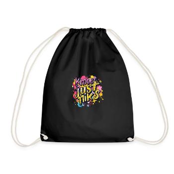 Kmoet just niks, chemises en dialecte anversois - Sac de sport léger - noir - Devant