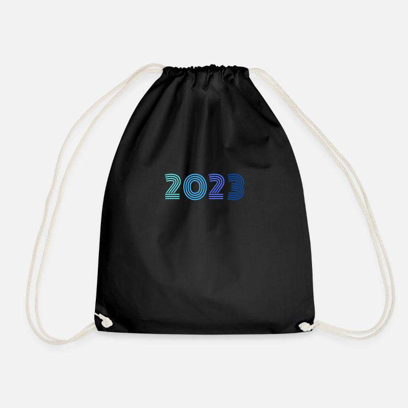 Jahr 2023 - Turnbeutel - Schwarz