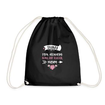 Merci d’avoir toujours été mon enseigne... - Sac de sport léger - noir - Devant