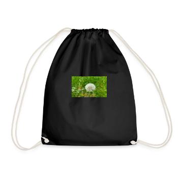 Pusteblume - Turnbeutel - Schwarz - Vorne