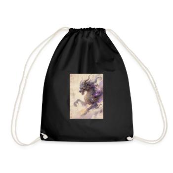 L'Apothéose Pourpre : Qilin Zijin – Harmonie - Sac de sport léger - noir - Devant
