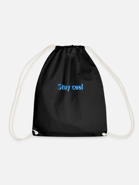Stay Cool - Turnbeutel - Schwarz