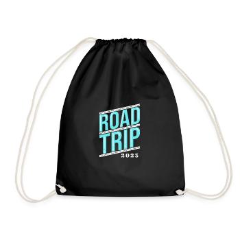 Road Trip - Turnbeutel - Schwarz - Vorne