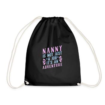 Nanny Babysitter Childminder - Drawstring Bag - black - Front