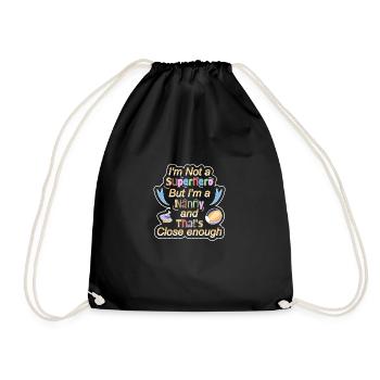 Nanny Babysitter Childminder - Drawstring Bag - black - Front