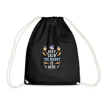 Nanny Babysitter Childminder - Drawstring Bag - black - Front