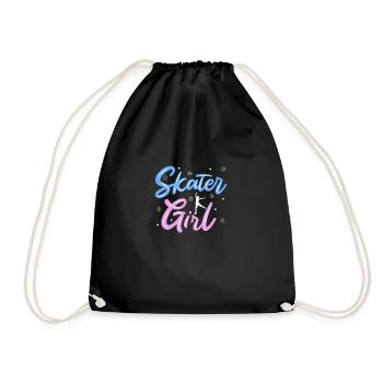 Figure skating - Drawstring Bag - black - Front