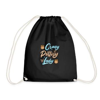Poterie Céramique Poterie - Sac de sport léger - noir - Devant