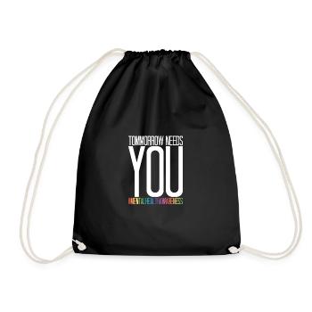 Mental Health Mentale Gesundheit - Drawstring Bag - black - Front
