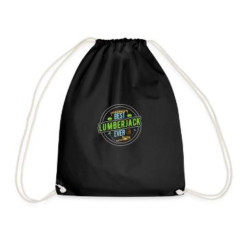 Bûcheron Bûcheron Tronçonneuse - Sac de sport léger - noir - Devant