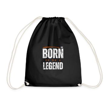 Born to be a Legend - Drawstring Bag - black - Front