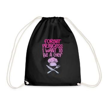 Oubliez la princesse, je veux être un chef 4 - Sac de sport léger - noir - Devant