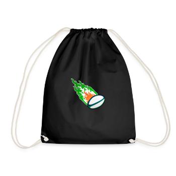 Fireball Rugby Ireland - Drawstring Bag - black - Front