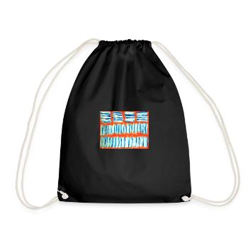 Sabino Lemon ART Teas - Drawstring Bag - black - Front