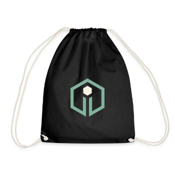 I Clothing Brand - Drawstring Bag - black - Front