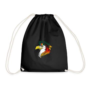Cameroon - Drawstring Bag - black - Front