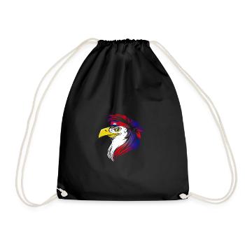 Cambodia - Drawstring Bag - black - Front