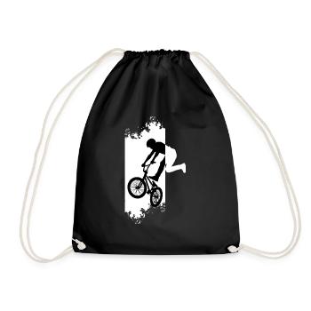 BMX - Drawstring Bag - black - Front