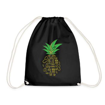 Reserved for the pharmacist pharmacy husband Ehef - Drawstring Bag - black - Front