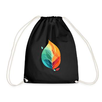 Leaf of life - Turnbeutel - Schwarz - Vorne