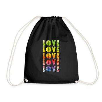 AMOUR - Sac de sport léger - noir - Devant
