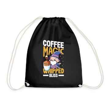 Coffee Magic Dalgona Whipped Bliss - Turnbeutel - Schwarz - Vorne