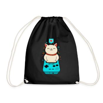 Jeu de chat - Sac de sport léger - noir - Devant