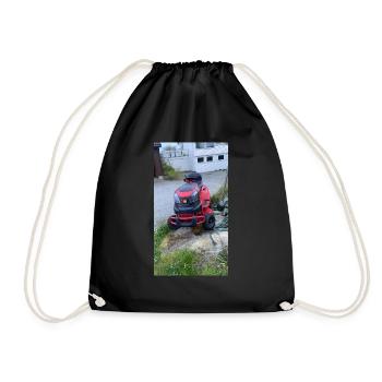 Wolf garten lawn tractor - Drawstring Bag - black - Front