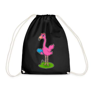 Flamingo Skater Skateboard - Sac de sport léger - noir - Devant