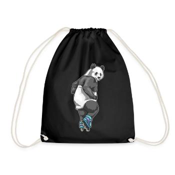 Panda Inline skating Inline skates - Turnbeutel - Schwarz - Vorne