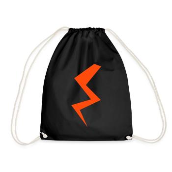 Flash - Drawstring Bag - black - Front