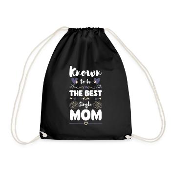 Parent, Mother, Father's Day, Offspring - Drawstring Bag - black - Front