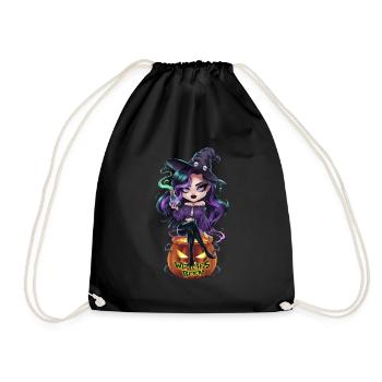 I'm Cute But Witchy für einen Halloween Liebhaber - Turnbeutel - Schwarz - Vorne