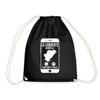 La Charente m'appelle - Faut que j'y aille - Sac de sport léger - noir - Devant