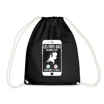 Les Pays-Bas m'appellent - Faut que j'y aille - Sac de sport léger - noir - Devant