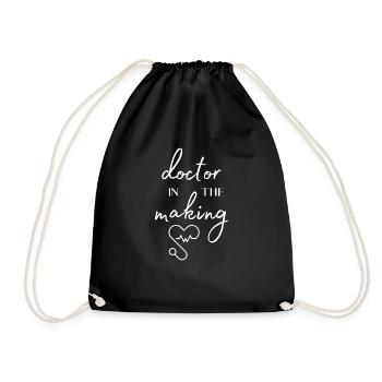 Médecin en devenir - Sac de sport léger - noir - Devant