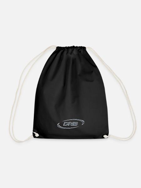 DNB Chrome - Drawstring Bag - black