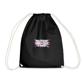 le plus froid été protection du climat été angleterre drapeau - Sac de sport léger - noir - Devant