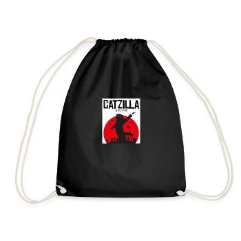 Catzilla Cats Cats Hangover Kitten Gift - Sac de sport léger - noir - Devant