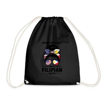 Philippinisch Filipino Philippinisches Geschenk - Turnbeutel - Schwarz - Vorne