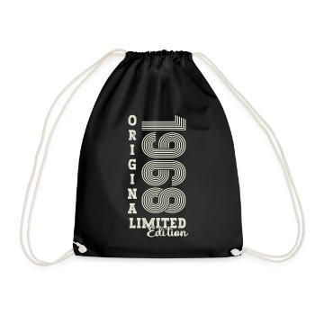Original vintage 1968 54th birthday gift - Drawstring Bag - black - Front