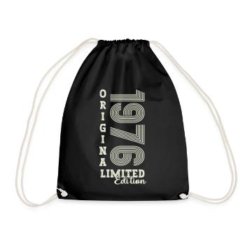 Cadeau original vintage 1976 46ème anniversaire - Sac de sport léger - noir - Devant