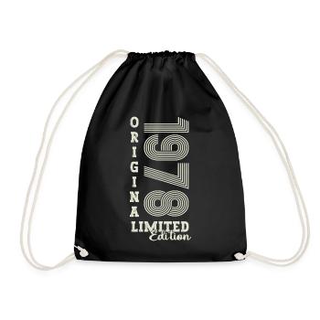 Cadeau original vintage 1978 44ème anniversaire - Sac de sport léger - noir - Devant