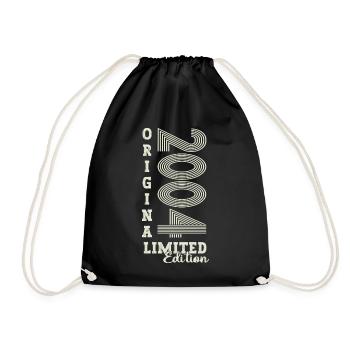 Original vintage 2004 18th birthday gift - Drawstring Bag - black - Front