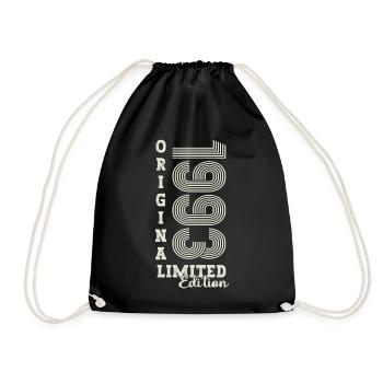 Original vintage 1993 29th birthday gift - Drawstring Bag - black - Front