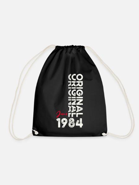 Legende Juni 1984 Jahrgang 1984 Geburtstag 1984 - Turnbeutel - Schwarz