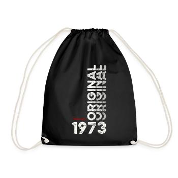 52ème anniversaire cadeau mari Original février 1973 - Sac de sport léger - noir - Devant