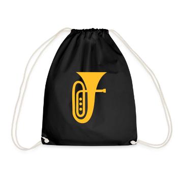 Tuba - Turnbeutel - Schwarz - Vorne